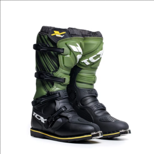 Stivali moto TCX X-Blast - Black/Green/Yellow