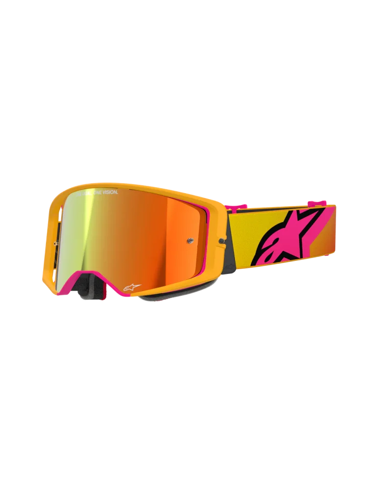 Occhiali Cross Alpinestars Supertech Corp Goggle – Giallo Rosa Rosso