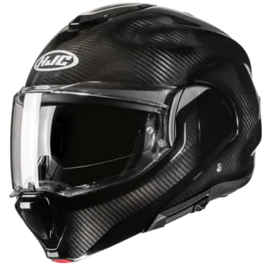 Casco Modulare HJC F100 Carbon Nero Lucido