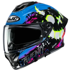 Casco Integrale HJC C71 Quartararo Nero/Blu